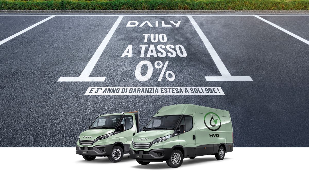 Nuovo Daily tuo a tasso 0% e 3° anno di garanzia estesa a soli 99€! - AUTO INDUSTRIALE BERGAMASCA